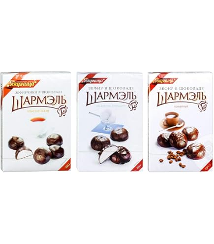 Amazon.com : Udarnitsa Sharmel Chocolate Glazed Zefir (Marshmallow